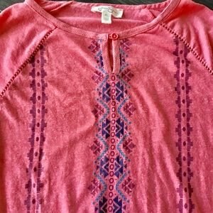 Jessica Simpson Shirts & Tops - Jessica Simpson Boho Girls Coral Shirt Sz 14 Jessica Simpson Shirts & Tops - Jessica Simpson Boho Girls Coral Shirt Sz 14